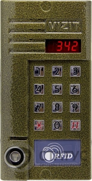 Блок вызова Vizit БВД-342RT