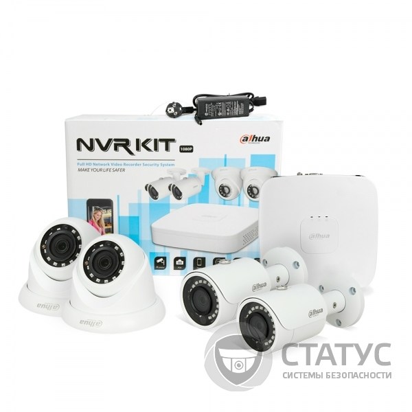 Комплект видеонаблюдения Dahua KIT-IP42-2B/2D