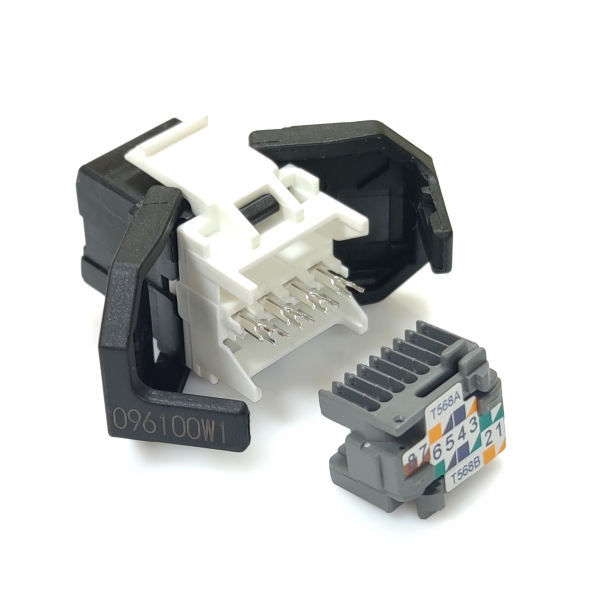 Модуль Keystone UTP RJ45 кат. 5E, чорний, Corning