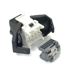 Модуль Keystone UTP RJ45 кат. 5E, чорний, Corning