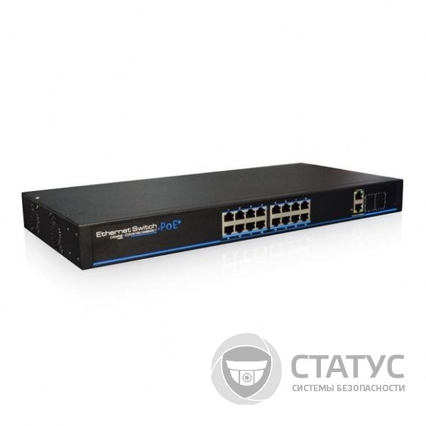 Неуправляемый POE коммутатор UTP3-SW16-TP300