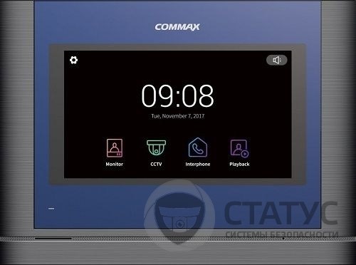 COMMAX СDV-704MA BlueDark silver