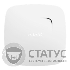 Беспроводной извещатель задымления и угарного газа Ajax FireProtect Plus (8EU) UA white (with CO)