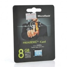Карта памяти Microflash Micro SD, class10, 8GB
