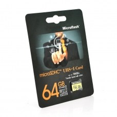 Карта памяти Microflash Micro SD, class10, 64GB