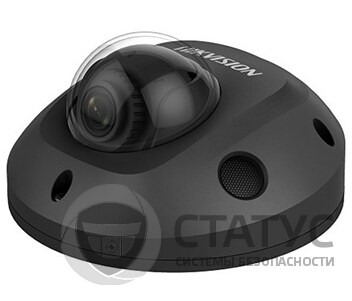 DS-2CD2563G0-IS (2.8 ММ) ЧЕРНАЯ 6Мп мини IP видеокамера Hikvision с ИК подсветкой
