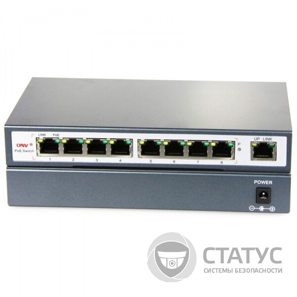 9-портовый PoE коммутатор ONV POE31008P