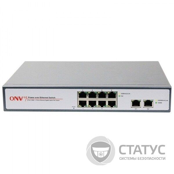 9-портовый PoE коммутатор ONV POE31108PG