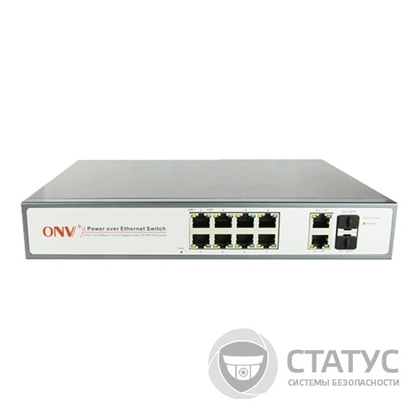 10-портовый PoE коммутатор ONV POE31108PFB