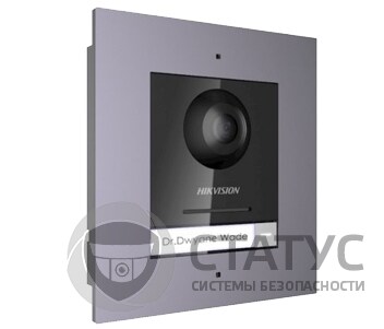 DS-KD8003-IME1/FLUSH Комплект модуля вызывной IP панели + врезная рамка