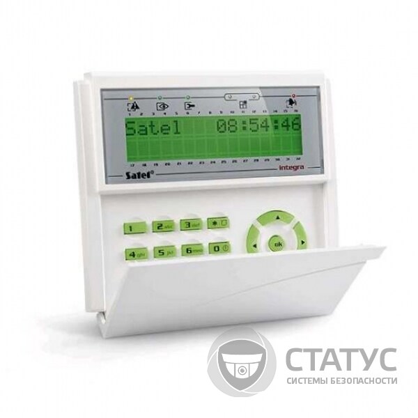 Satel INT-KLCD-GR. ЖКИ-клавиатура для ППК INTEGRA