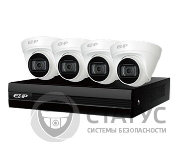 EZIP-KIT/NVR1B04HC-4P/E/4-T1B20 Комплект видеонаблюдения Dahua