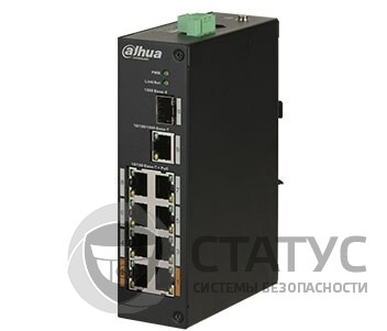 DH-PFS3110-8ET-96 8-портовый неуправляемый POE коммутатор