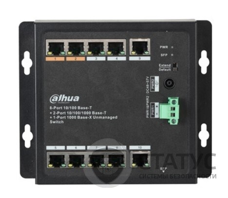 DH-PFS3111-8ET-96-F 8-портовий PoE комутатор