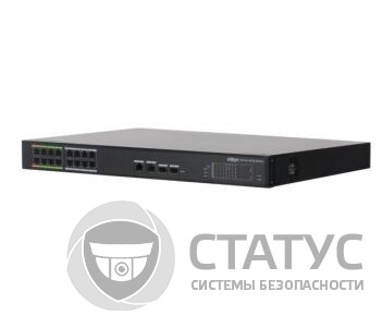 DH-LR2218-16ET-240 16-портовый управляемый PoE коммутатор c 8 портами ePoE