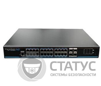 UTP3-GSW2404S-MTP25 24-портовый управляемый PoE коммутатор Utepo