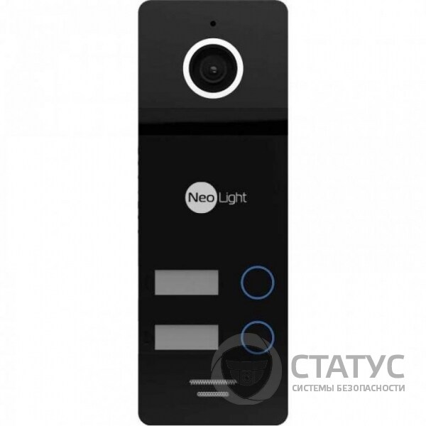 NeoLight Mega/2 FHD Black. AHD 1080P 2-х абонентская панель вызова