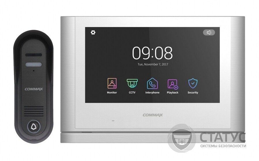 Комплект видеодомофона (Commax CDV-1024MA + DRC-4CPHD2)