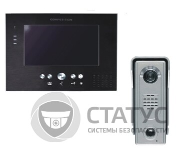 MT373C-CK SILVER + SAC5C Комплект домофон + вызывная панель