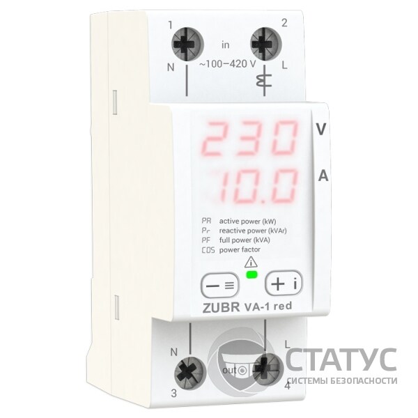 Однофазный вольтамперметр VA-1 red