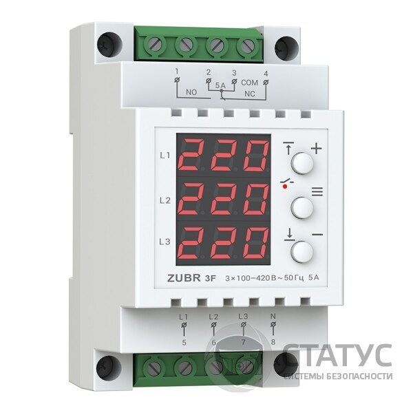 Реле напряжения ZUBR 3F