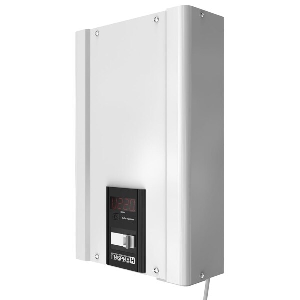 Стабилизатор напряжения однофазный бытовой Гибрид У 9-1/10 v2.0