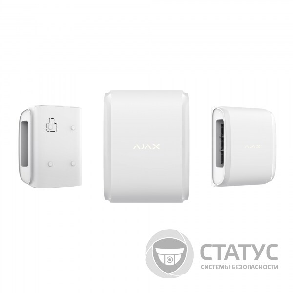 Бездротовий сповіщувач руху Ajax DualCurtain Outdoor white