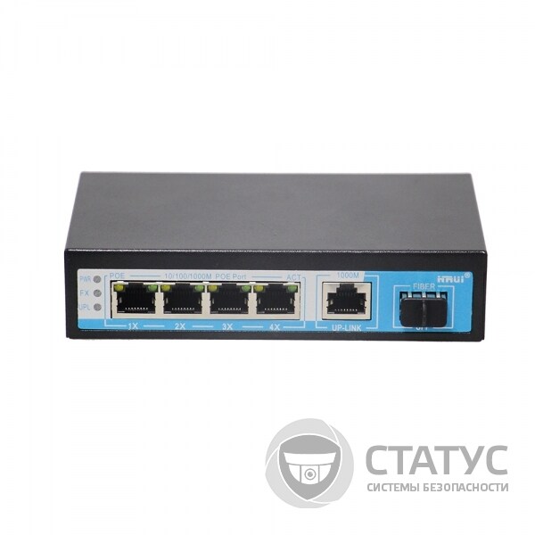 POE КОММУТАТОР 6-ПОРТОВЫЙ HONGRUI HR901-AFG-411S