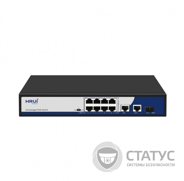 POE КОММУТАТОР 11-ПОРТОВЫЙ HONGRUI HR901-AF-821GNS