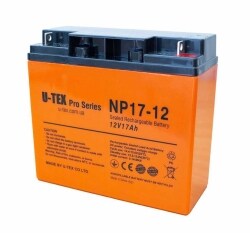 Аккумулятор U-tex PRO 12В / 17 Ah