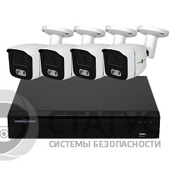 Комплект видеонаблюдения GreenVision GV-K-E34/04 5MP