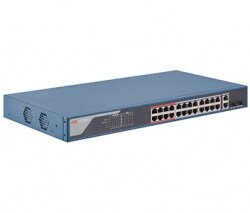 DS-3E1326P-EI 24 портовий POE коммутатор Hikvision