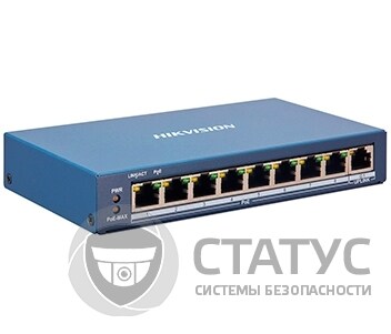 DS-3E1309P-EI 8-портовый керований POE комутатор Hikvision