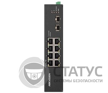 8-портовый неуправляемый POE коммутатор Hikvision DS-3T0510HP-E/HS