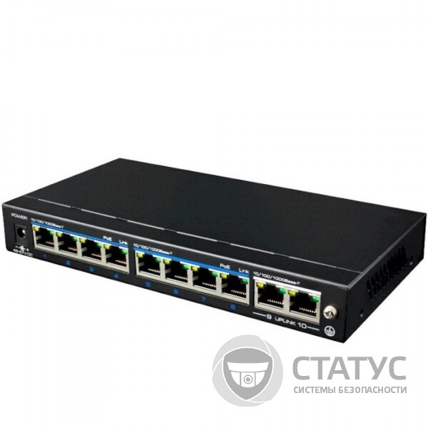 UTP3-GSW0802-TP120 8-портовий Full Gigabit PoE Ethernet
