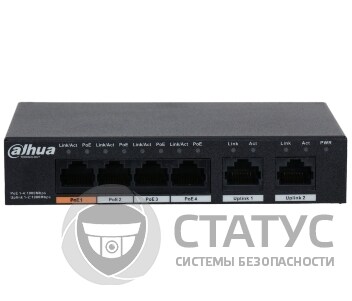 4-портовый РоЕ коммутатор DH-PFS3006-4GT-60