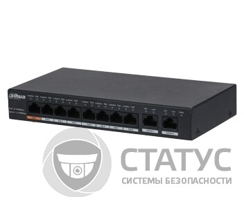 8-портовий комутатор з 8 РоЕ портами DH-PFS3010-8GT-96