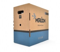 Кабель MERLION КПП-ВП 4*2*0,48 (UTP-cat.5E), СU, оболочка ПЭ, для нар. работ, 305 м.