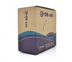 Кабель Одескабель КПВ-ВП (100) 2*2*0,48 (UTP-cat.5-SL), OK-net, CU, для внутр. работ, 500м.