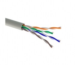Кабель Одескабель КПВнг-HF-ВП (250) 4*2*0,57 (U/UTP-cat.6 LSFROH), OK-net, CU, для внутр. работ, 305м.