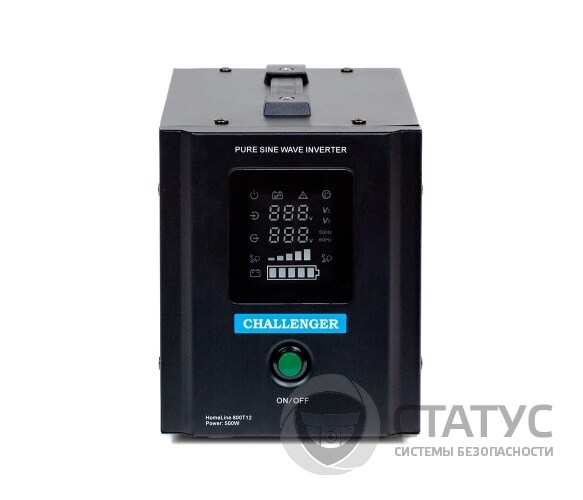 ИБП с правильной синусойдой Challenger HomeLine 800Т12 (500W), 12V