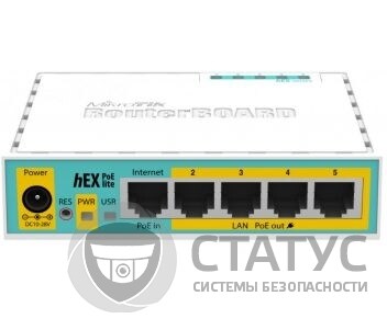 Маршрутизатор MikroTik hEX PoE lite (RB750UPr2)