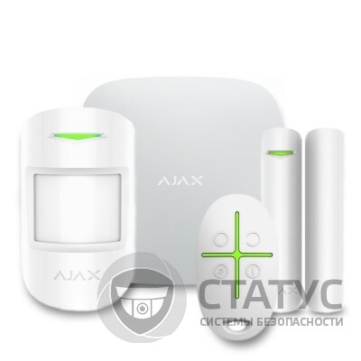 Комплект охранной сигнализации Ajax StarterKit 2 (8EU) white