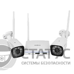 Комплект видеонаблюдения GreenVision GV-IP-K-W57/02 3MP