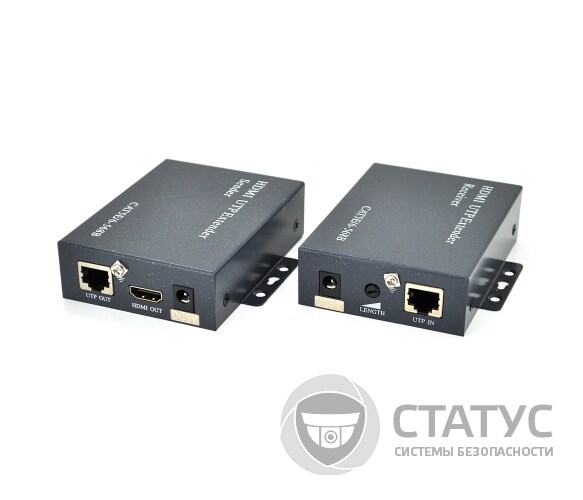 Одноканальный активный удлинитель HDMI сигнала по UTP кабелю. Дальность передачи: до 200 метров, cat5e/cat6e 1080P/3D с блоком питания.