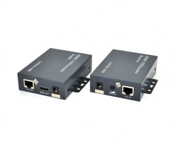 Одноканальный активный удлинитель HDMI сигнала по UTP кабелю. Дальность передачи: до 200 метров, cat5e/cat6e 1080P/3D с блоком питания.