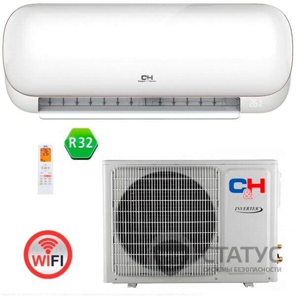 Кондиционер тепловой насос CooperHunter CH-S12FTXB-W R32 Wi-Fi