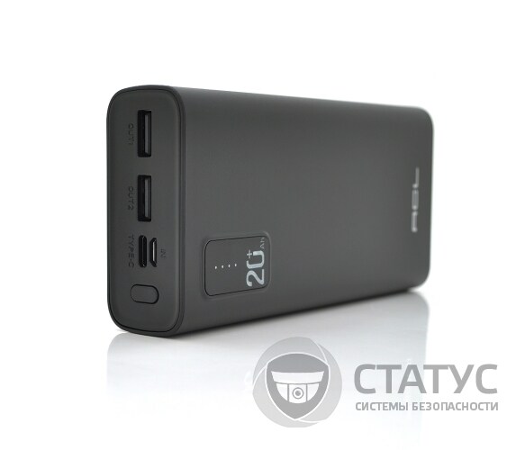 Powerbank PW-17 20000mAh, Black, Blister