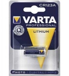 Батарейка VARTA CR123, 3V, PROFFESIONAL LITHIUM