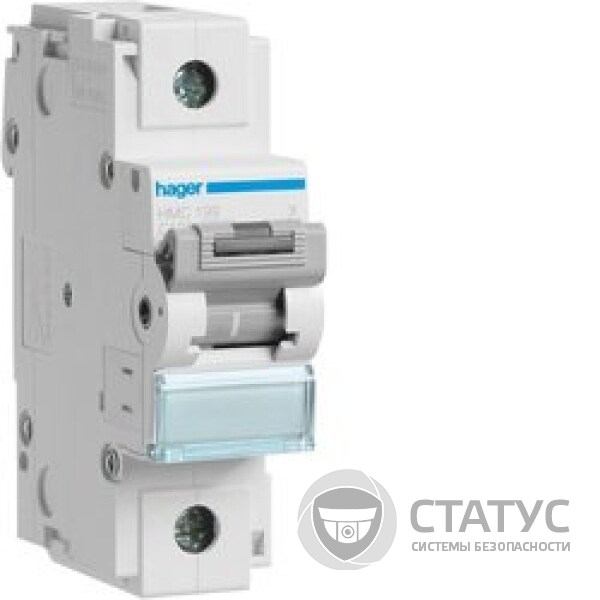 Автоматичний вимикач Hager 1P 16кА 125A C (HMC199)